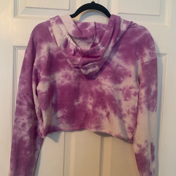 Tie dye Cropped Pigeon Forge Hoodie - Size Medium - Picture 2 of 3